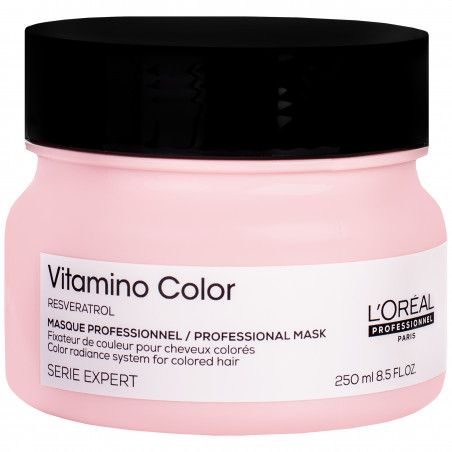 L'oreal Resveratrol Vitamino Color odżywcza maska do włosów farbowanych 250ml