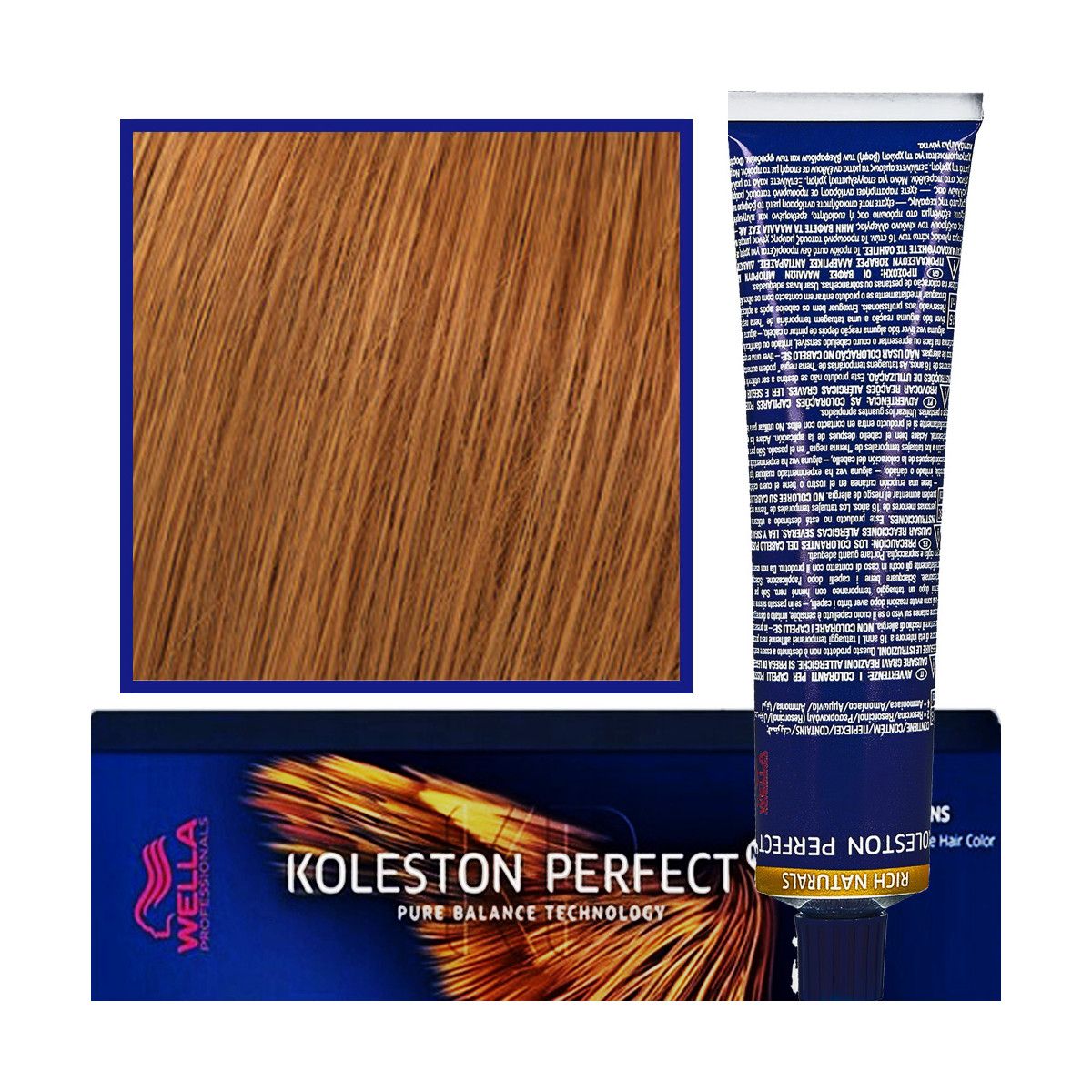 Wella Koleston Perfect Me profesjonalna farba do koloryzacji włosów 60ml kolor 8/04 Naturalny Czerwony Jasny Blond
