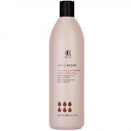 RR Line Argan Star wzmacniający szampon, włosy zniszczone i łamliwe 1000ml