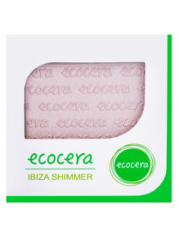 Ecocera Puder rozświetlający Ibiza – rozświetlający puder wegański 10g