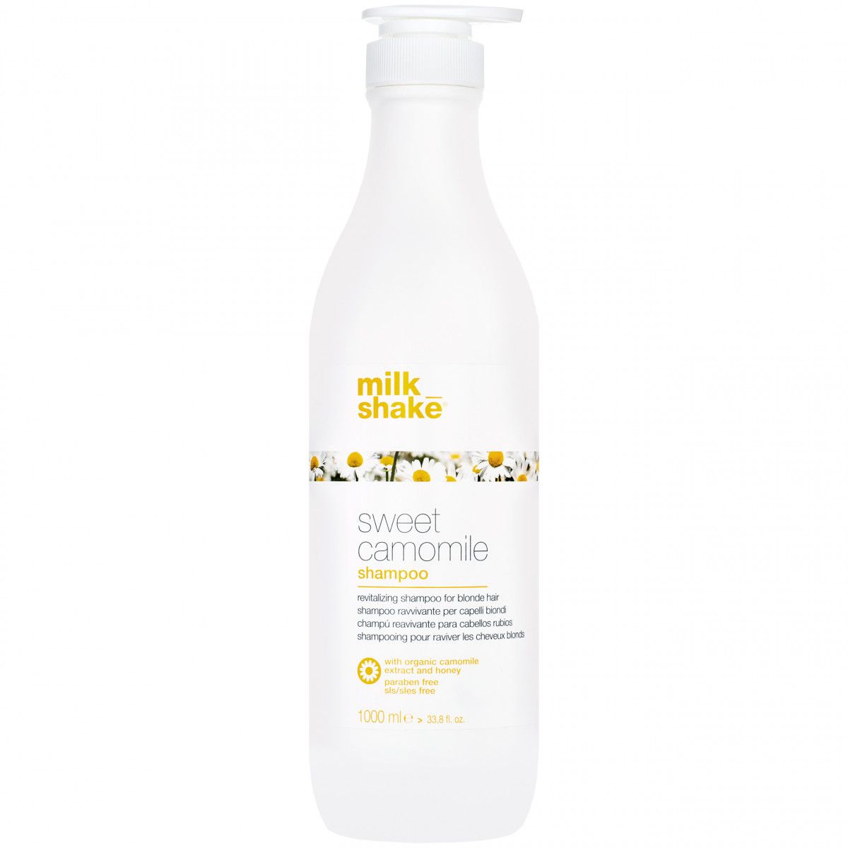 Milk Shake Sweet Camomile Szampon – szampon do włosów blond z rumiankiem 1000 ml