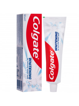 Colgate Whitening - pasta do zębów usuwa przebarwienia, wzmacnia szkliwo 100ml