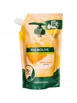 Palmolive Milk&Honey - miodowe, delikatne mydło w paczce do uzupełnienia 500ml