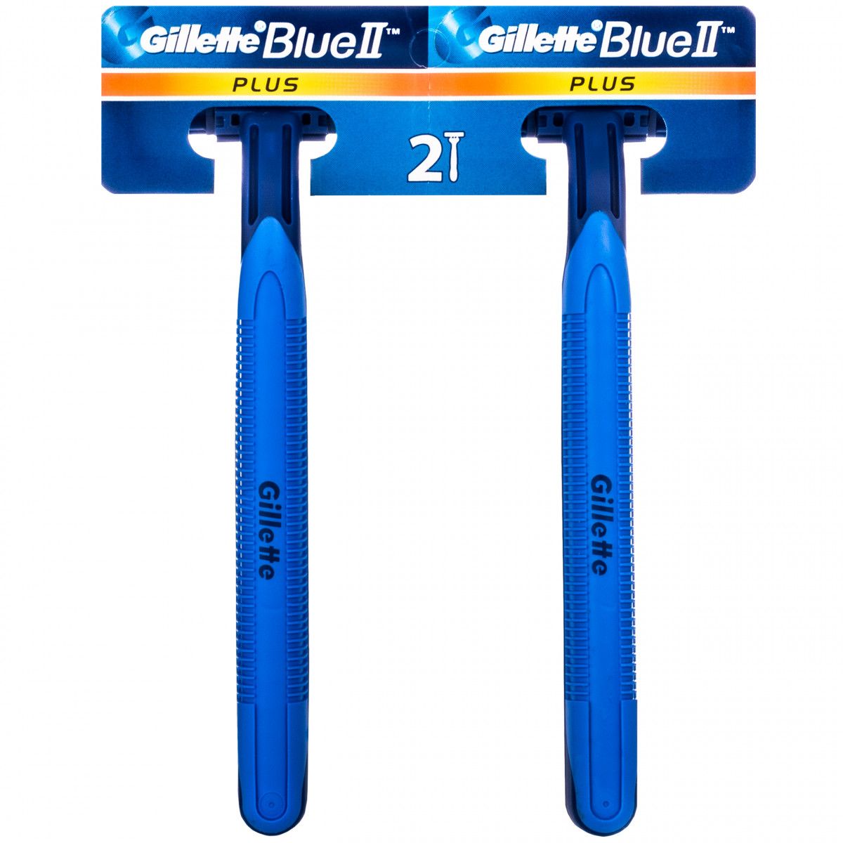 Gillette Blue II Plus – jednorazowa maszynka do golenia, 2 sztuki