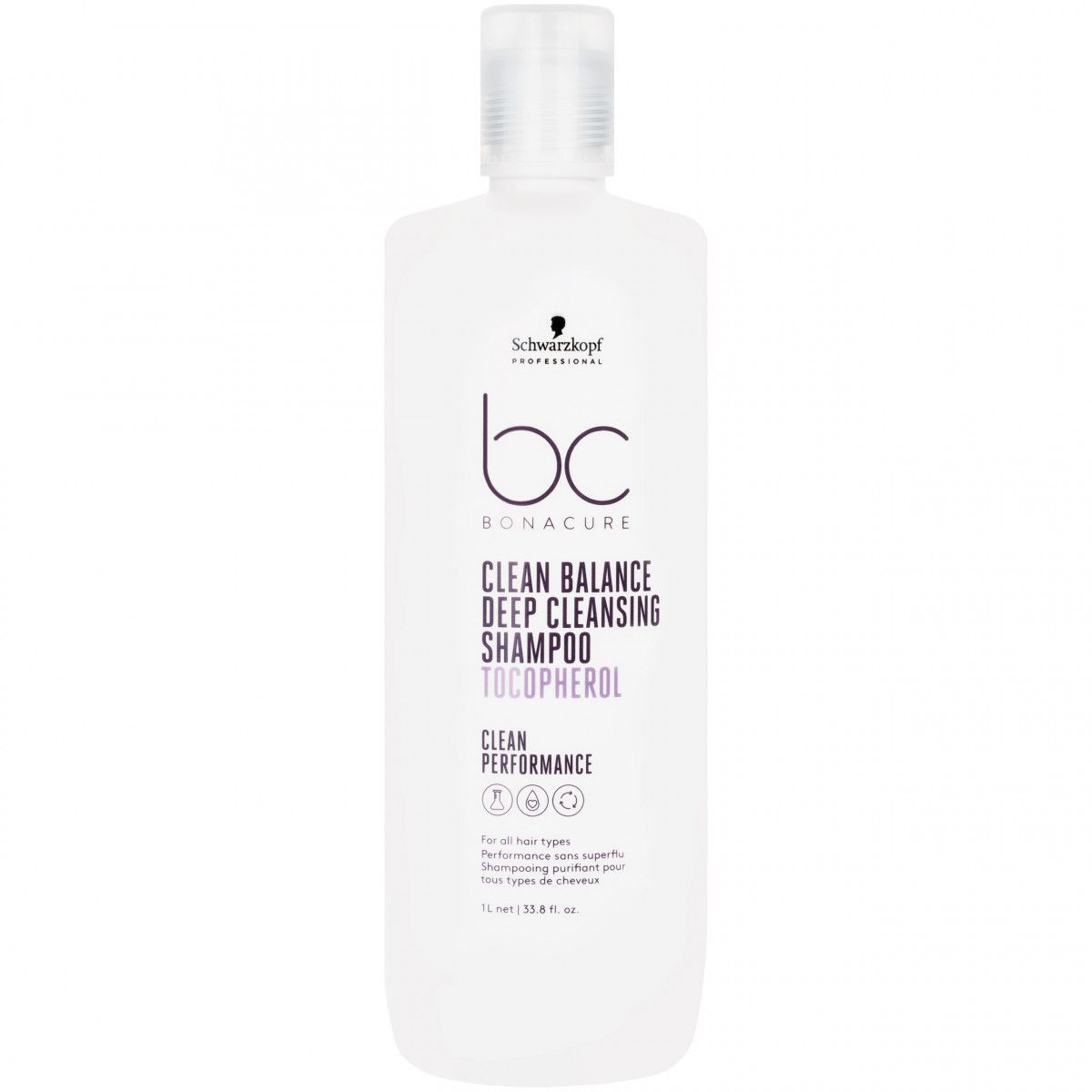 Schwarzkopf BC Clean Balance Deep Cleansing - szampon oczyszczający 1000ml