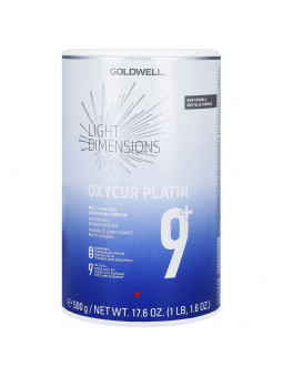 Goldwell Light Dimensions Oxycur Platin 9+ – bezpyłowy rozjaśniacz do włosów, 500 gr