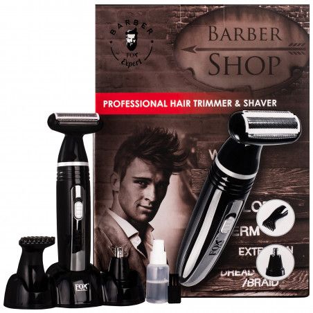 Trymer Fox Trimm and Shave – wielofunkcyjny trymer dla mężczyzn z trzema wymiennymi końcówkami