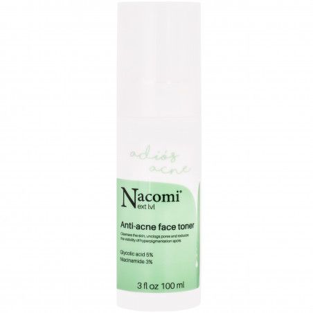 Nacomi Next Level Anti-acne Face Toner – tonik przeciwtrądzikowy 100 ml