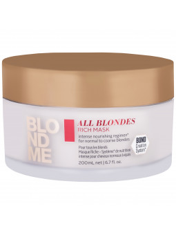 Schwarzkopf BlondMe All Blondes Rich Mask – głęboko odżywcza maska do włosów blond 200ml