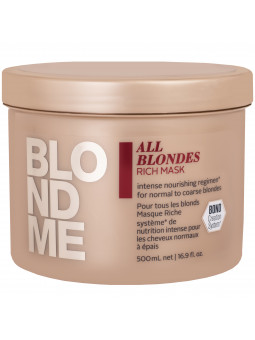 Schwarzkopf BlondMe All Blondes Rich Mask - maska 500ml