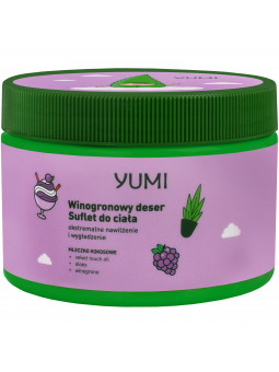 Yumi Winogronowy deser Suflet do ciała – intensywnie nawilżające i wygładzające masło do ciała, 300 ml