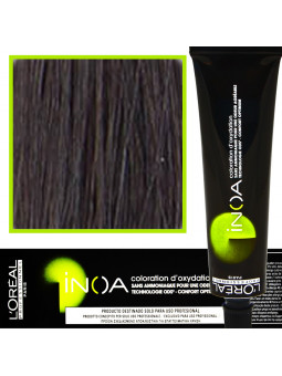 Loreal Inoa farba do włosów głęboki i trwały kolor dodatkowa ochrona włosa 60 ml 1 Czarny