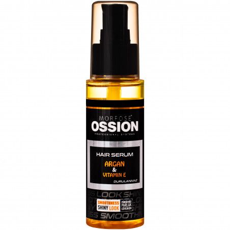 Morfose Ossion Hair Serum Argan & Vitamin E – arganowe serum wygładzająco-nabłyszczające, 75 ml