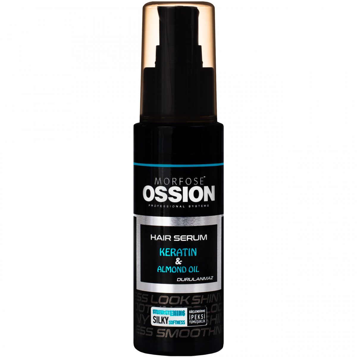Morfose Ossion Hair Serum Keratin & Almond Oil – keratynowe serum do włosów zniszczonych i suchych, 75 ml
