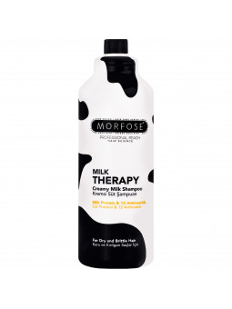 Morfose Milk Therapy Shampoo – szampon do włosów suchych i osłabionych, 1000 ml