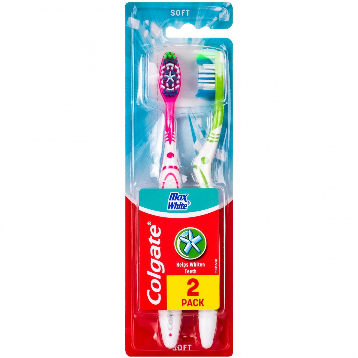 COLGATE CLASSIC SOFT - 2 pak, szczoteczki do mycia, pielęgnacji zębów i dziąseł, miękke