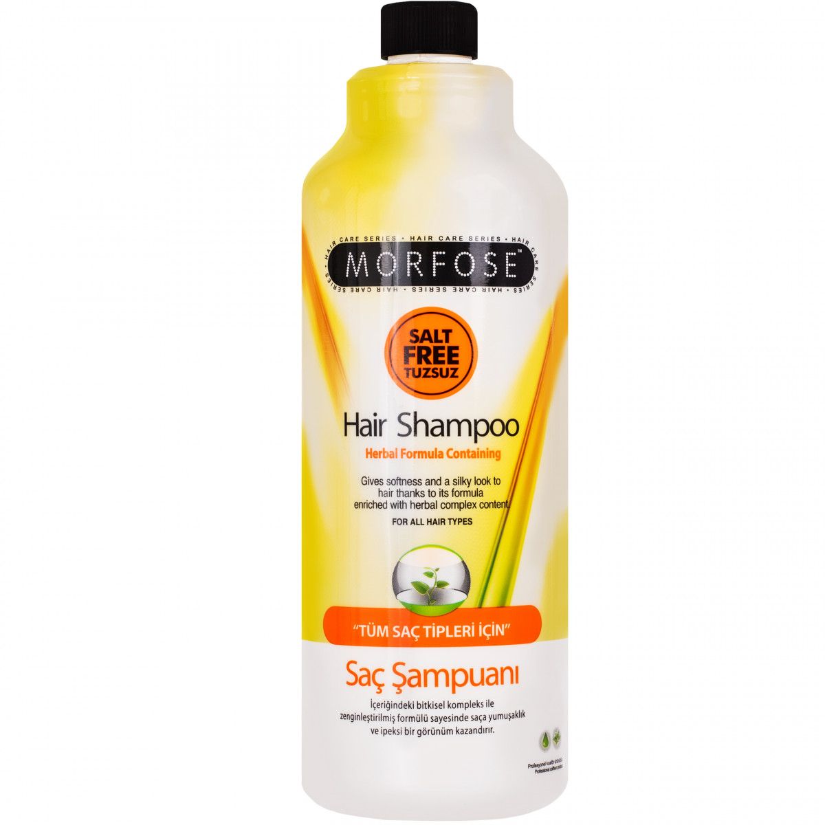 Morfose Hair Shampoo Herbal Formula Containing – ziołowy szampon bez soli do każdego typu włosów, 1000 ml