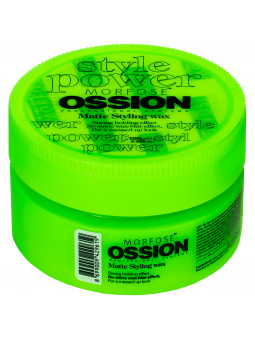 Morfose Ossion Matte Styling Wax – mocny wosk do stylizacji włosów o matowym wykończeniu, 100 ml