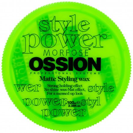 Morfose Ossion Matte Styling Wax – mocny, matowy wosk do stylizacji, 100ml