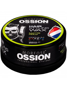 Morfose Ossion Hair Styling Wax Matte Hold – mocny, matowy wosk do stylizacji włosów, 150ml