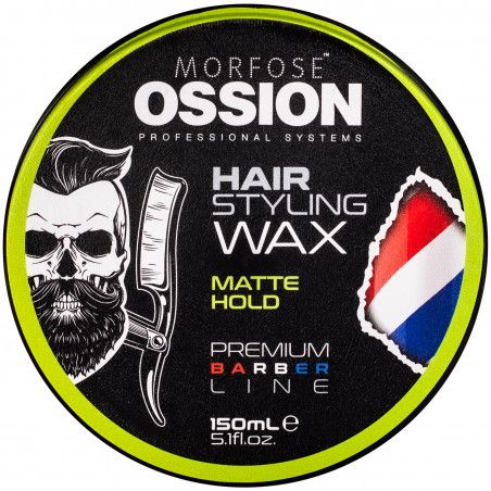 Morfose Ossion Hair Styling Wax Matte Hold – mocno utrwalający wosk do stylizacji włosów o matowym wykończeniu, 150 ml