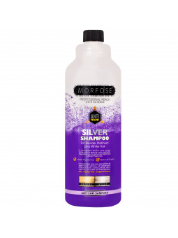 Morfose Silver Shampoo Anti Yellow – szampon do włosów blond i siwych, neutralizuje żółte odcienie, 1000 ml