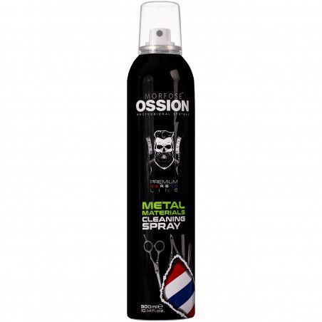 Morfose Ossion Metal Materials Cleaning Spray – spray do czyszczenia narzędzi fryzjerskich, 300 ml