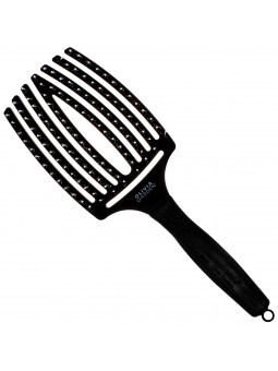 Olivia Garden Finger Brush Combo Large, szczotka do codziennej pielęgnacji włosów, kolor czarny