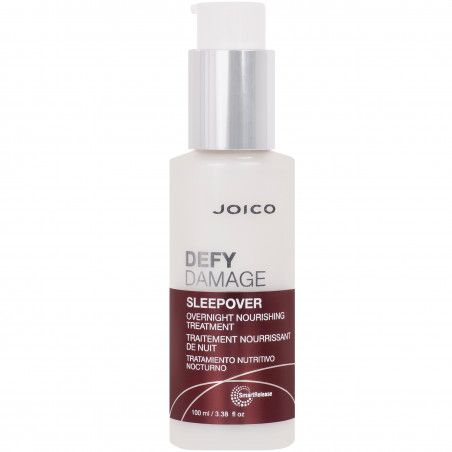 Joico Defy Damage Sleepover Nourishing Treatment – kremowa odżywka na noc bez spłukiwania, do włosów zniszczonych, 100 ml