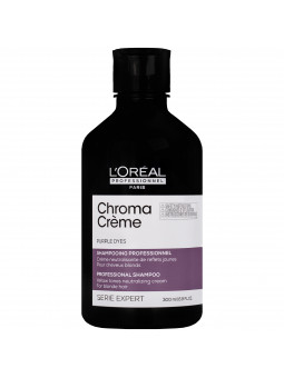 Loreal Chroma Creme Shampoo Purple Dyes – szampon do włosów blond neutralizujący żółte tony, 300 ml