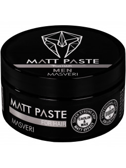 Masveri Matt Paste For Hair - mocna, matowa pasta do włosów krótkich i średnich, 100ml