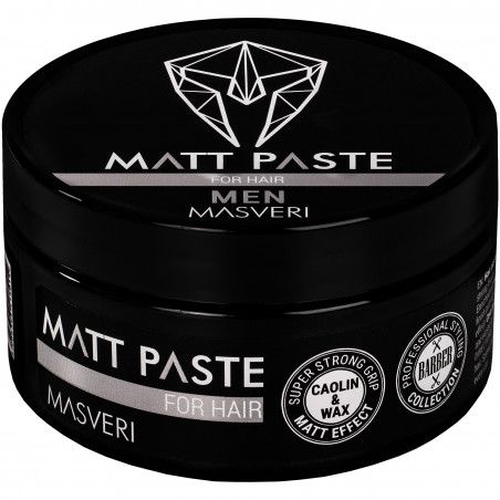 Masveri Matt Paste For Hair - mocna, matowa pasta do włosów krótkich i średnich, 100ml