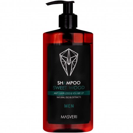 Masveri Sweet Wood Anti Hair Loss & Volume Up Shampoo - szampon przeciw wypadaniu włosów dla mężczyzn, 250ml