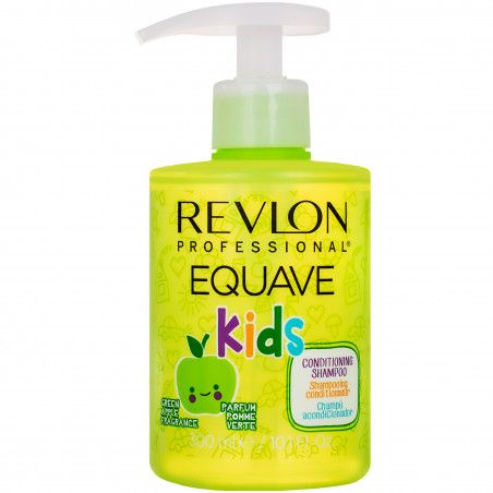 Revlon Equave Kids Conditioning Shampoo Green Apple - delikatny szampon dla dzieci, 300ml