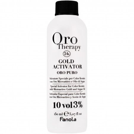 Fanola Oro Therapy Gold Activator Oro Puro - oxydant do farb Oro Therapy, stężenie 10 VOL | 3%, 150ml