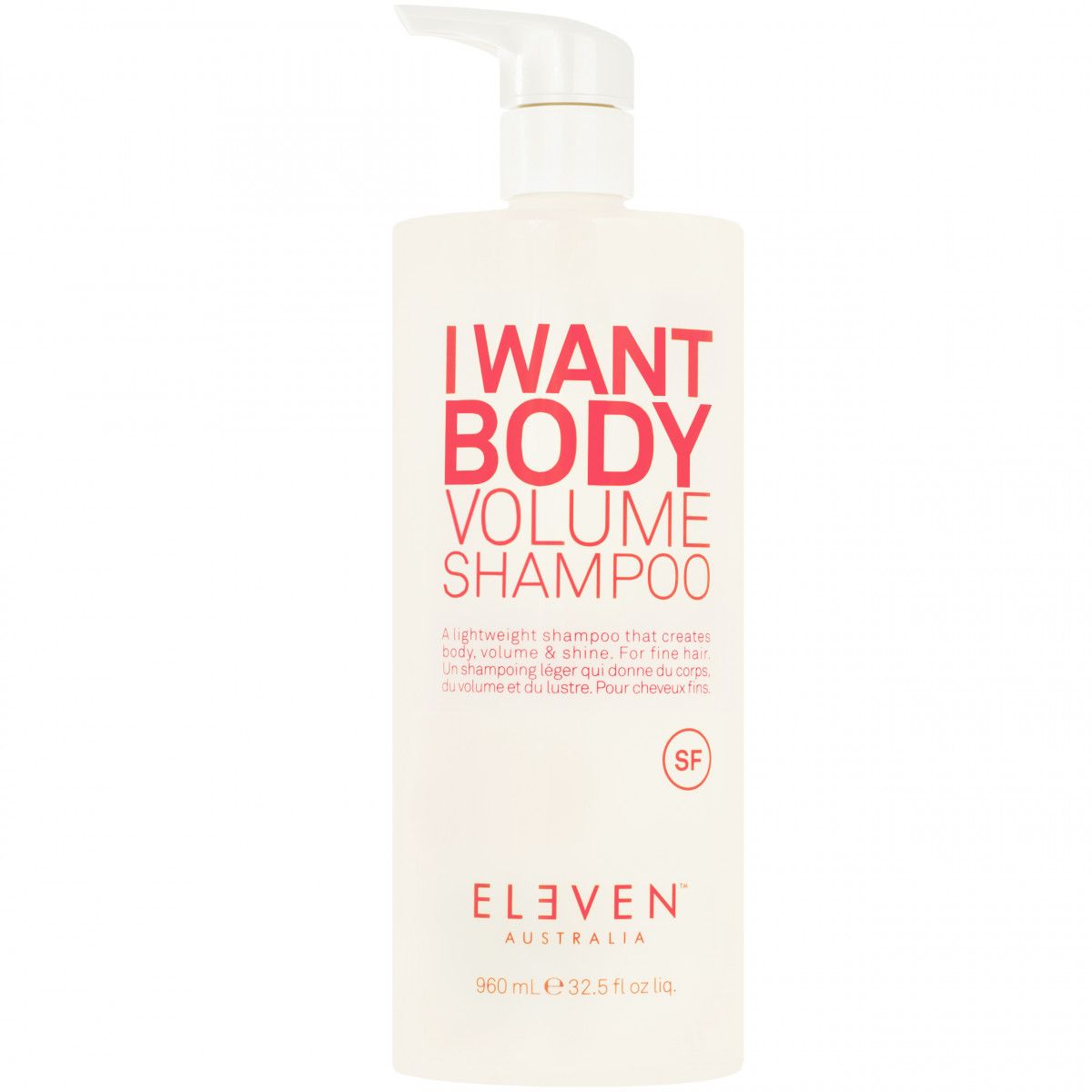 Eleven Australia I Want Body Volume Shampoo - szampon do włosów cienkich i opornych, 960ml