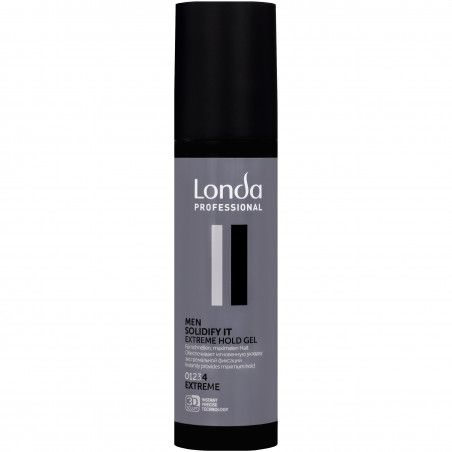 Londa Professional Soldify It Extreme Hold Gel - żel do włosów dla mężczyzn o ekstra mocnym poziomie utrwalenia 100ml