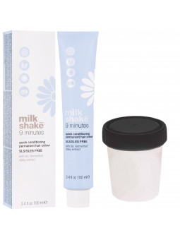 Milk Shake 9 Minutes - zestaw do farbowania włosów, farba 100ml i oxydant 100ml