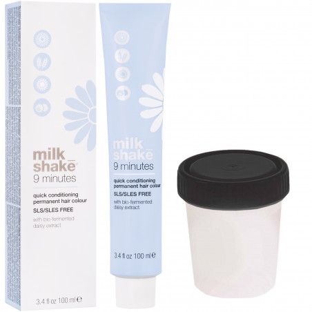 Milk Shake 9 Minutes - zestaw do farbowania włosów, farba 100ml i oxydant 100ml