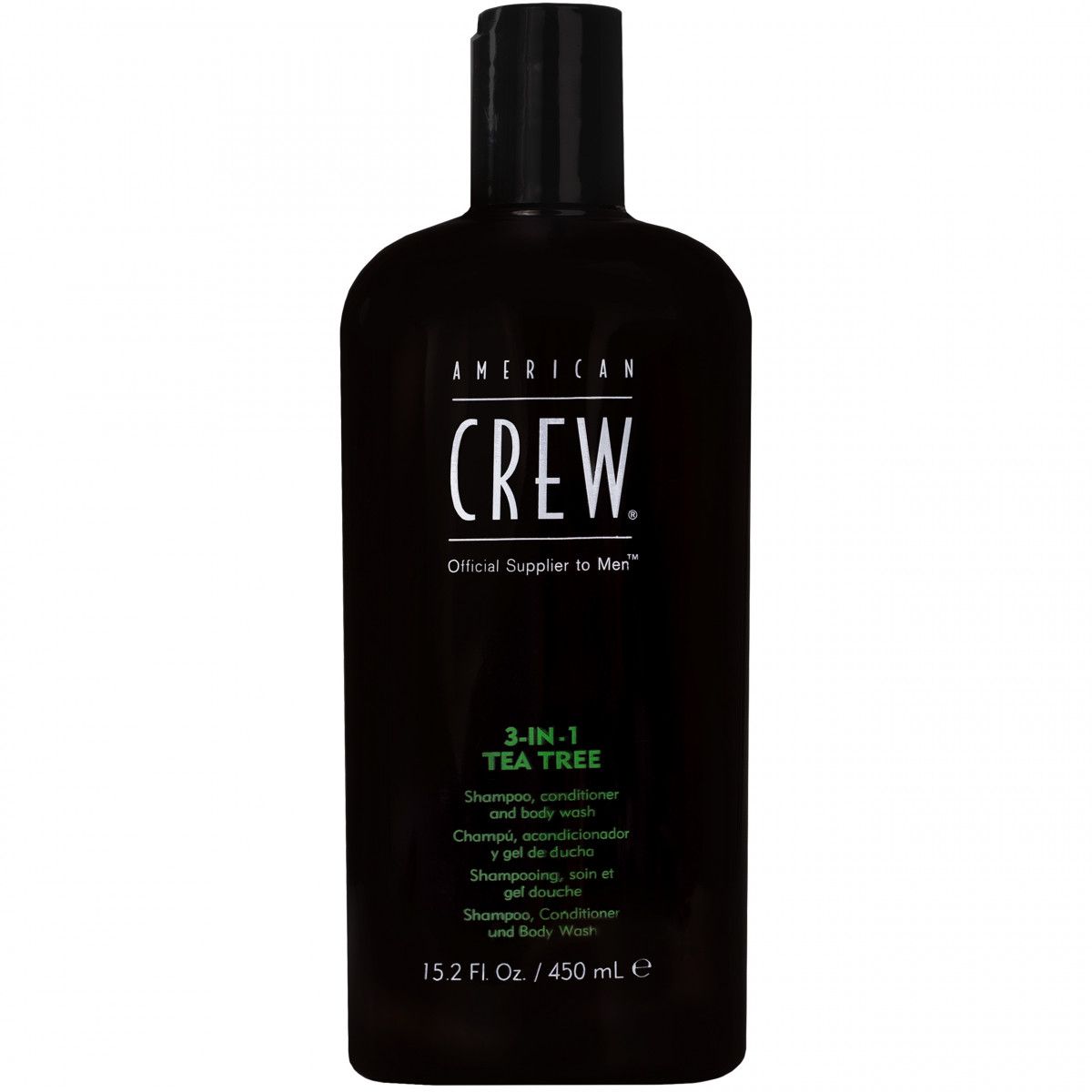 American Crew 3in1 Tea Tree - żel pod prysznic 3w1, do mycia ciała i pielęgnacji włosów, 450ml