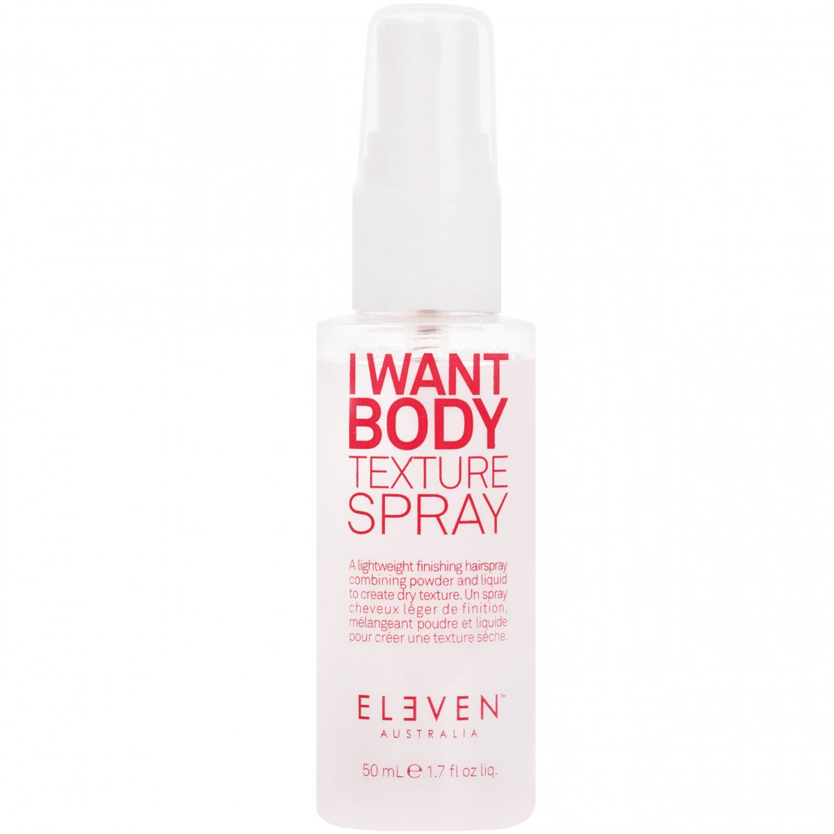 Eleven Australia I Want Body Texture Spray - lekki spray teksturyzujący do włosów, 50ml