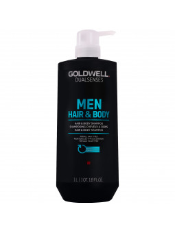 Goldwell MEN Hair Body, szampon rewitalizujący do włosów i ciała dla mężczyzn 1000ml