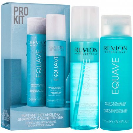 Revlon Equave szampon + odżywka - zestaw intensywnie nawilżający do włosów zniszczonych