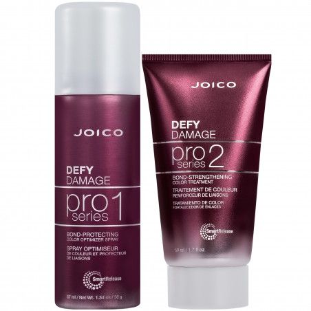 Joico Defy Damage Pro Kit - spray ochronny i maska regenerująca, 50ml + 57ml