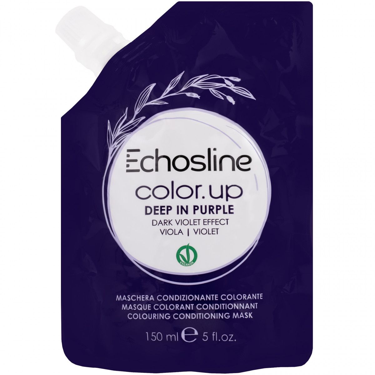 Echosline Color Up Colouring Conditioning Mask - kolor Deep In Purple Maska 150ml
