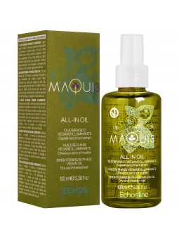 Echosline Maqui 3 All in One Oil - wegański olejek rozświetlający do włosów suchych, 100ml