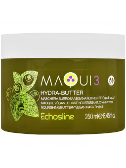 Echosline Maqui 3 Hydra-Butter - wegańska maska do włosów zniszczonych i suchych, 200ml