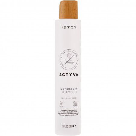 Kemon Actyva Benessere Shampoo - delikatny szampon do wrażliwej skóry głowy, 250ml