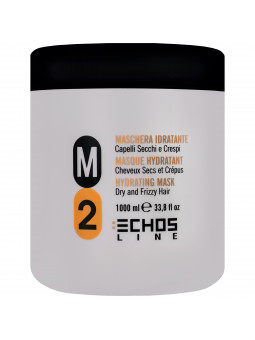 Echosline M2 Hydrating Mask – nawilżająca maska do włosów suchych i puszących się, 1000ml