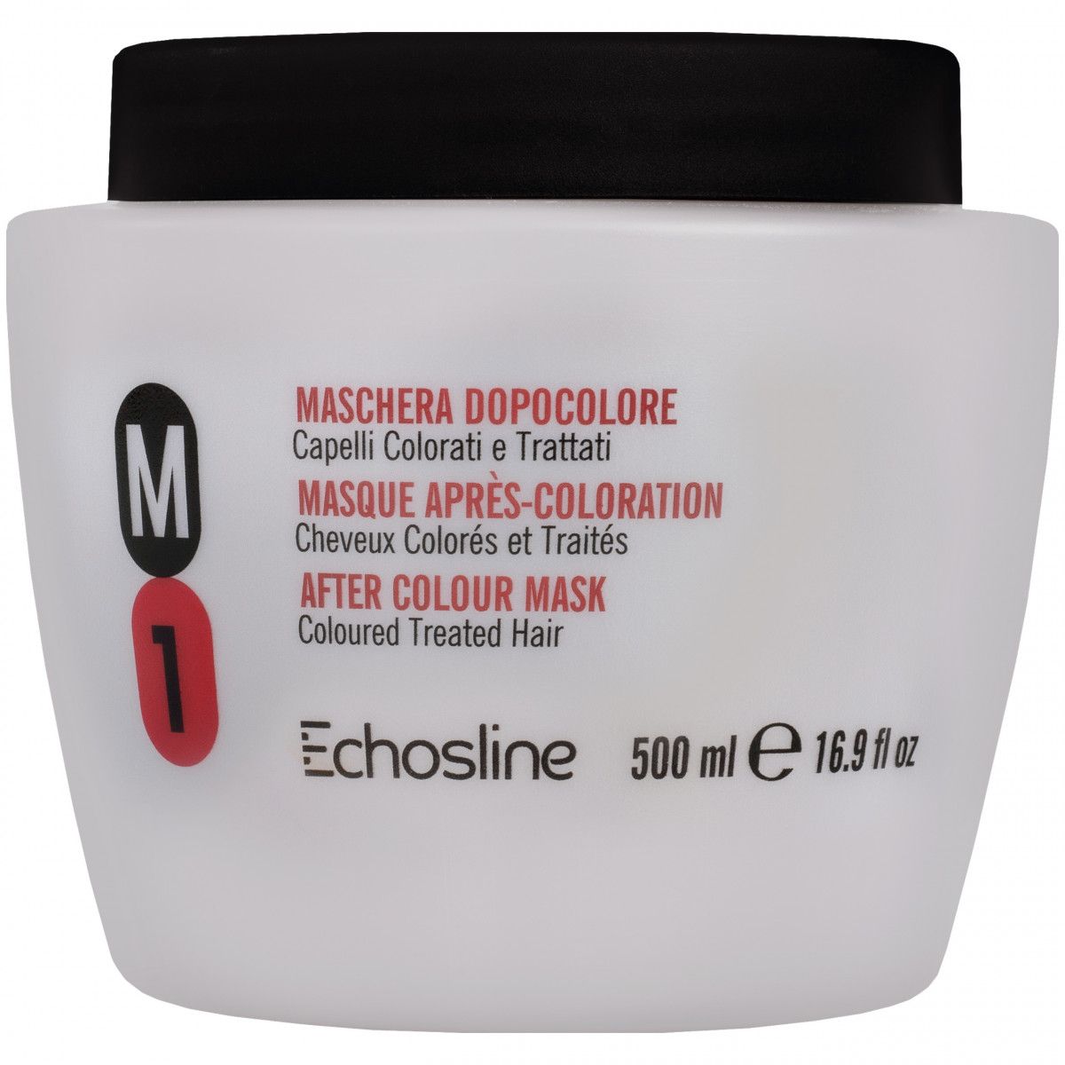 Echosline M1 After Colour Mask – odżywcza maska do włosów farbowanych, 500ml